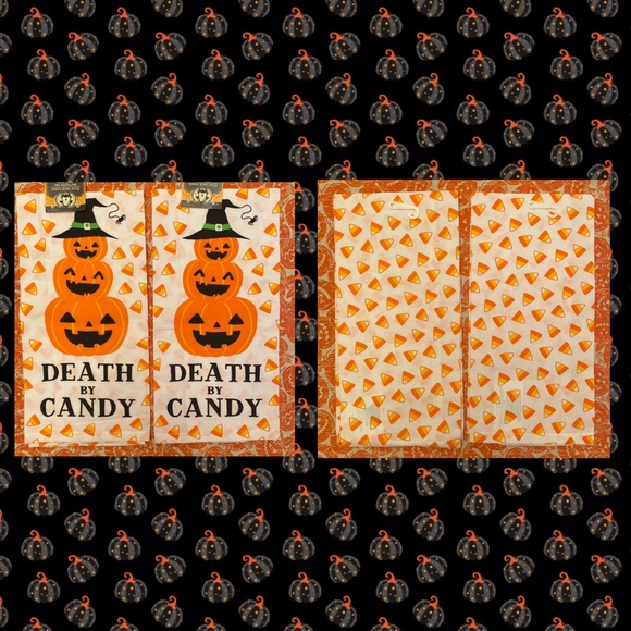 Halloween Jack O Lantern Towels, Jack O Lantern Tier Tray Decor & Wall Decor - Picture 9 of 16